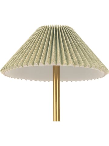 Clayre & Eef Tafellamp groen/goudkleurig - (H)30 x Ø 16 cm