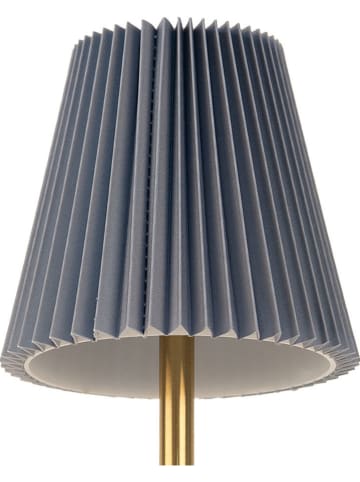 Clayre & Eef Tischleuchte in Blau/ Gold - (H)30 x Ø 12 cm