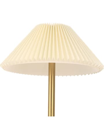 Clayre & Eef Lampa stołowa w kolorze złoto-żółtym - wys. 30 x Ø 16 cm