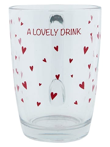 Clayre & Eef 2er-Set: Teetassen in Transparent - 300 ml