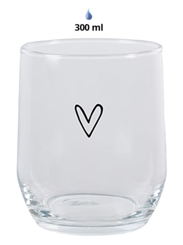 Clayre & Eef Szklanki (6 szt.) - 300 ml