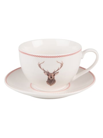 Clayre & Eef Koffiekop beige - 200 ml