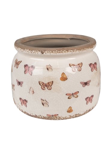 Clayre & Eef Bloempot beige - (H)15 x Ø 20 cm