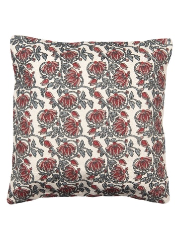 Clayre & Eef Kussenhoes wit/rood - (L)50 x (B)50 cm