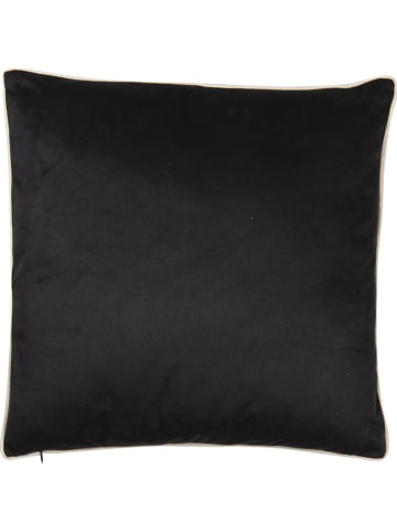 Clayre & Eef Poduszka w kolorze antracytowym ze wzorem - 45 x 45 cm