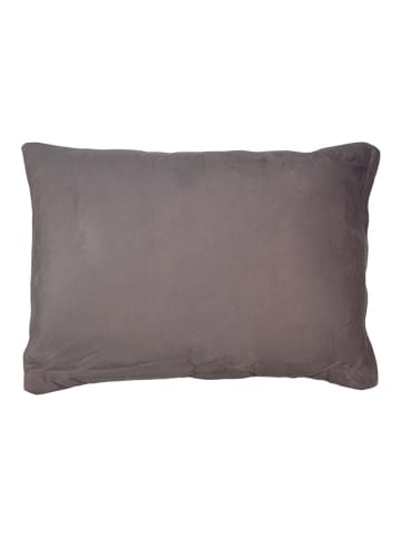 Clayre & Eef Poduszka w kolorze szaro-fioletowym ze wzorem - 50 x 70 cm