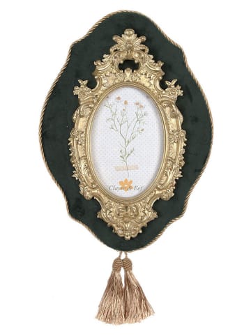 Clayre & Eef Bilderrahmen in Schwarz/ Gold - (B)22 x (H)31 x (T)3 cm