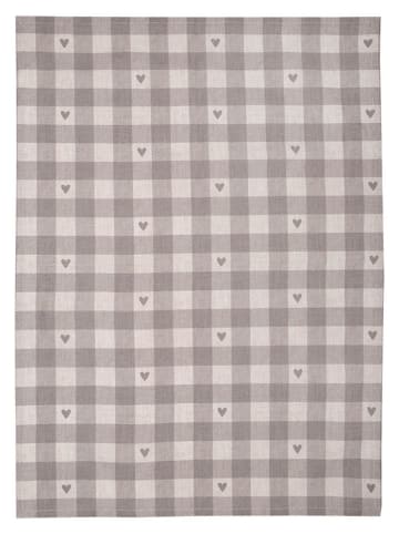 Clayre & Eef Ściereczka kuchenna w kolorze szarym - 70 x 50 cm