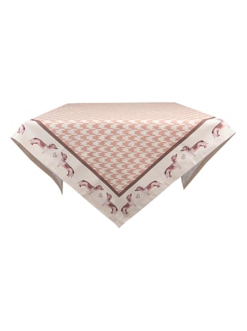 Clayre & Eef Tafellaken beige - (L)100 x (B)100 cm