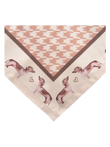 Clayre & Eef Tischdecke in Beige - (L)100 x (B)100 cm