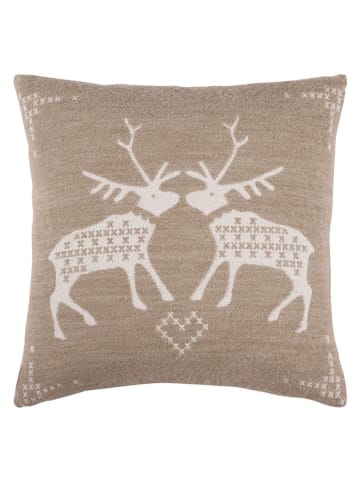 PAD Concept Kissenhülle ''Kiss'' in Beige - (L)45 x (B)45 cm