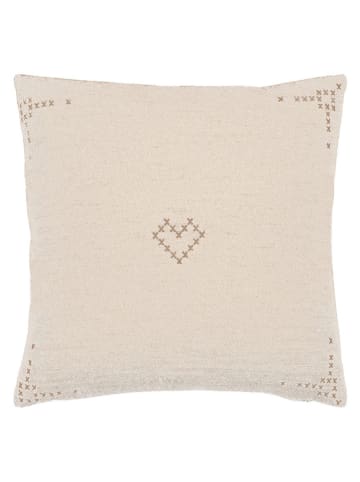 PAD Concept Kissenhülle ''Kiss'' in Beige - (L)45 x (B)45 cm