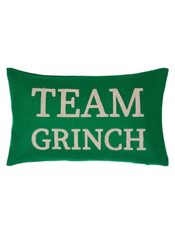 PAD Concept Poszewka "Team Grinch" w kolorze zielonym na poduszkę - 30 x 50 cm