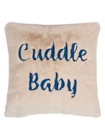 PAD Concept Kussenhoes "Niko" beige/blauw - (L)40 x (B)40 cm