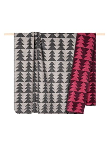 PAD Concept Plaid "Tree" beige/rood - (L)200 x (B)150 cm