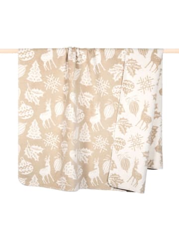 PAD Concept Plaid "Icons" beige/crème - (L)200 x (B)150 cm