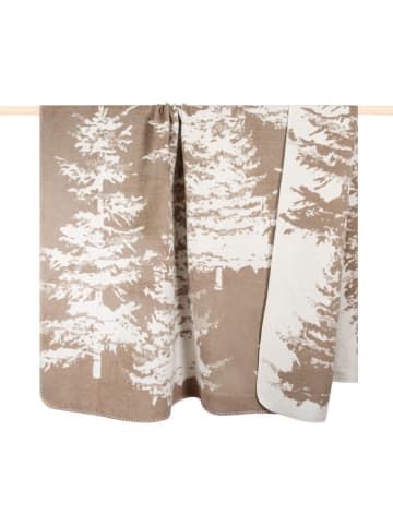 PAD Concept Plaid "Pine" beige/crème - (L)200 x (B)150 cm