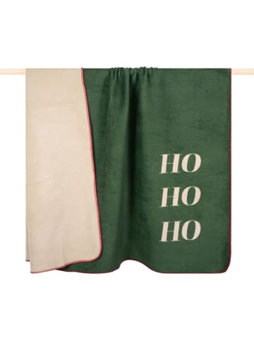 PAD Concept Plaid "Hola" beige/groen - (L)200 x (B)150 cm