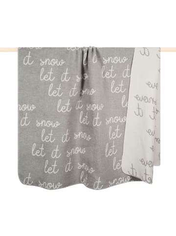 PAD Concept Plaid "Cuddle" grijs/wit - (L)200 x (B)150 cm