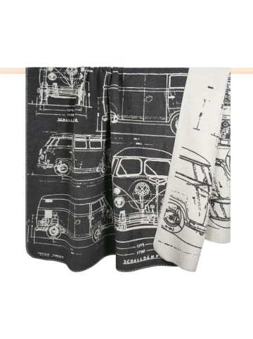 PAD Concept Plaid "Volk" grijs/wit - (L)200 x (B)150 cm