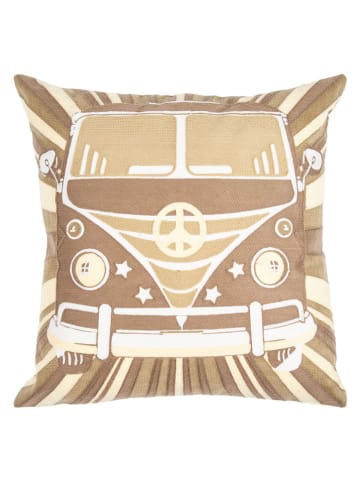 PAD Concept Poszewka "Biwak" w kolorze beżowym na poduszkę - 45 x 45 cm