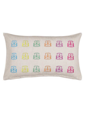 PAD Concept Kussenhoes "Bussis" beige/meerkleurig - (L)30 x (B)50 cm