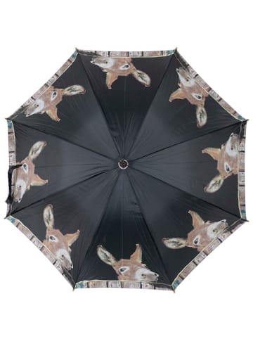 Mars & More Parasol "Donkey" w kolorze czarno-jasnobrązowym - Ø 105 cm