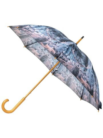 Mars & More Paraplu "Winter deer" donkerblauw - Ø 105 cm