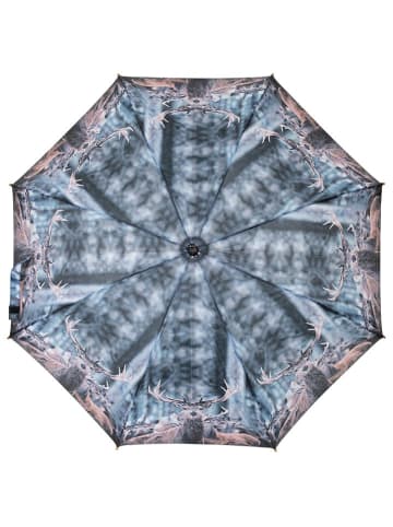 Mars & More Stickschirm "Winter deer" in Dunkelblau - Ø 105 cm