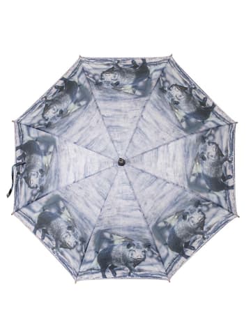 Mars & More Stockschirm"Wild boar" in Blau - Ø 105 cm