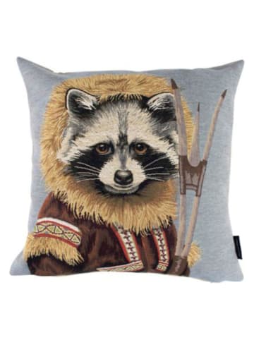 Mars & More Kussen "Gobelin" grijs/beige - (L)45 x (B)45 cm