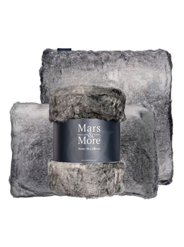Mars & More Kussen grijs - (L)30 x (B)50 cm