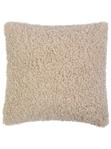 Mars & More Kissen "Teddy" in Beige - (L)45 x (B)45 cm