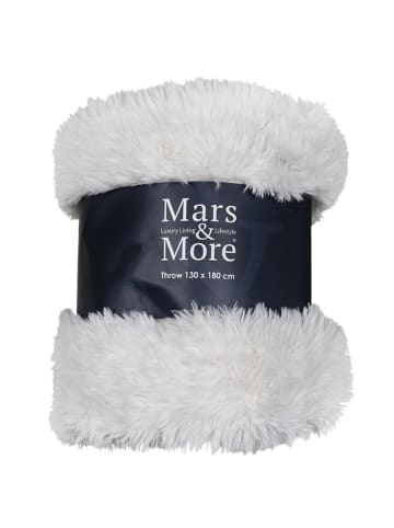 Mars & More Pled "Bear" w kolorze białym - 180 x 130 cm