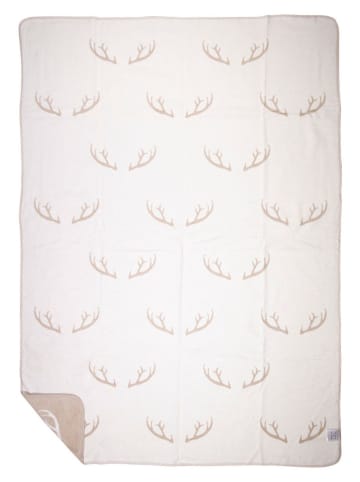 Mars & More Plaid "Antler" beige/crème - (L)200 x (B)150 cm