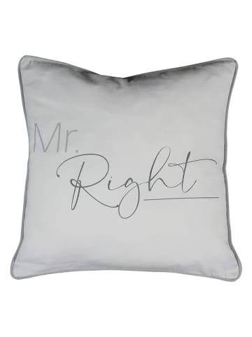 Mars & More Kissen in Grau - (L)45 x (B)45 cm