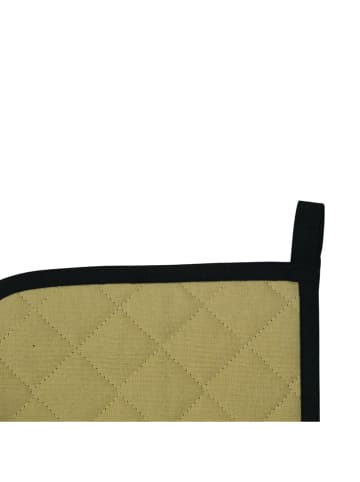 Mars & More 2-delige set: pannenlappen "Pinot Grigio" beige - (L)20 x (B)20 cm