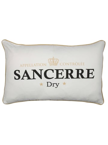 Mars & More Kussen "Sancerre" wit - (L)40 x (B)60 cm