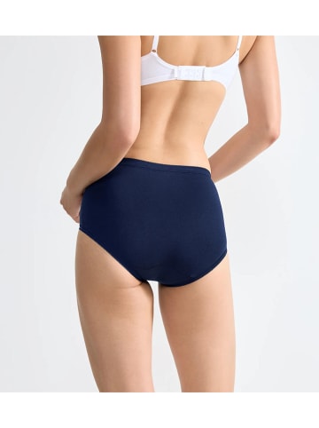 Sloggi 4-delige set: hipster wit/donkerblauw