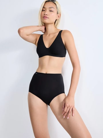 Sloggi Pełne figi high waist w kolorze czarnym