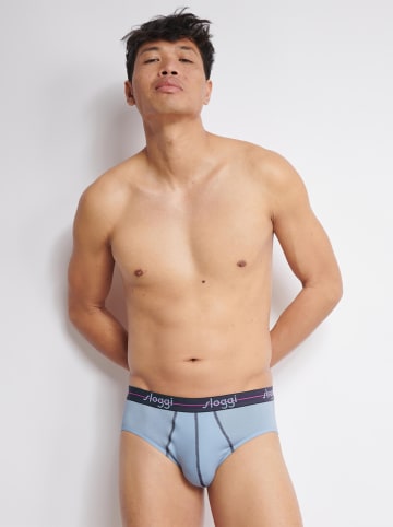 Sloggi 2-delige set: slipslichtblauw/donkerblauw