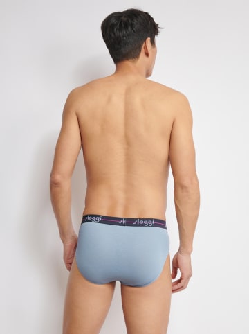 Sloggi 2-delige set: slipslichtblauw/donkerblauw