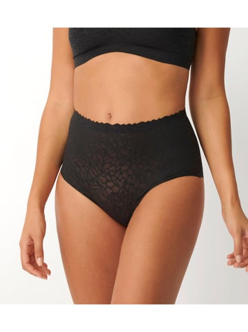 Sloggi Figi high waist w kolorze czarnym