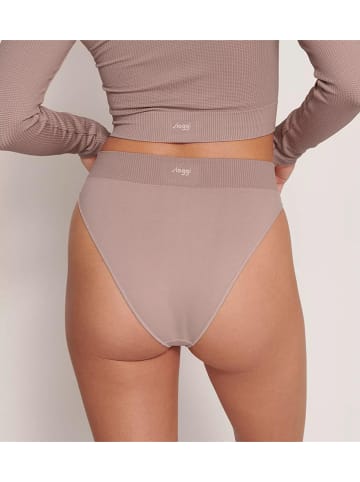 Sloggi Figi high waist "Ever" w kolorze szaroróżowym