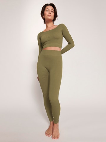 Sloggi Longsleeve in Oliv