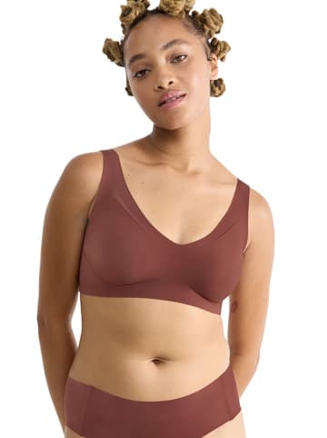 Sloggi Bustier "Zero Feel" lichtbruin