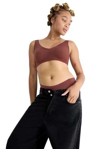 Sloggi Bustier "Zero Feel" in Hellbraun