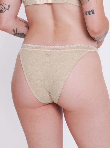 Sloggi 2-delige set: strings beige