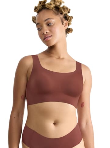 Sloggi Bustier "Zero Feel" in Hellbraun