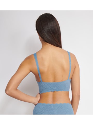 Sloggi Top "Zero Feel Bliss" w kolorze niebieskim